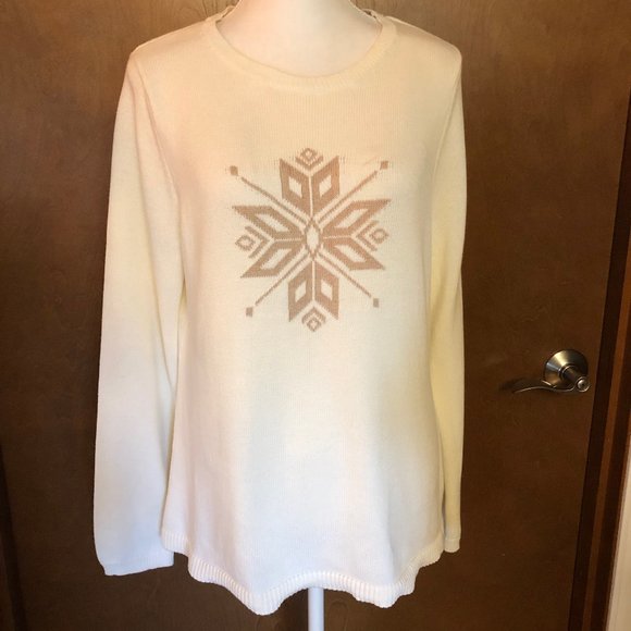 Croft & Barrow Snowflake Holiday Sweater